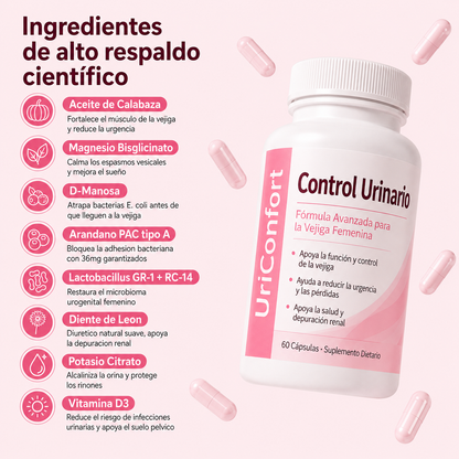 UriConfort® — Recuperá el control de tu vejiga